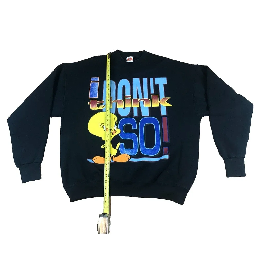 Vintage Tweety Bird Crewneck Sweatshirt 18/20W Looney Tunes Warner Bros‎ Y2K 90s - Picture 7 of 8